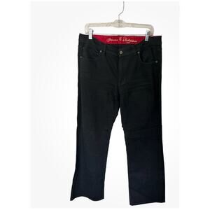 Cookie Johnson Grace Bootcut Black Jeans‎ Size 34 X28